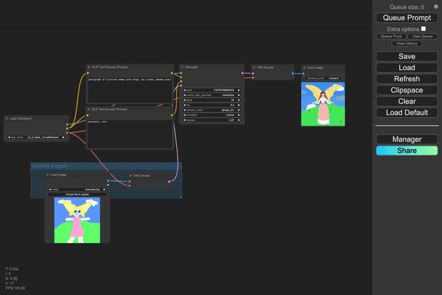 Wide range of nodes available, including support for ControlNet and other community plugins and tools.