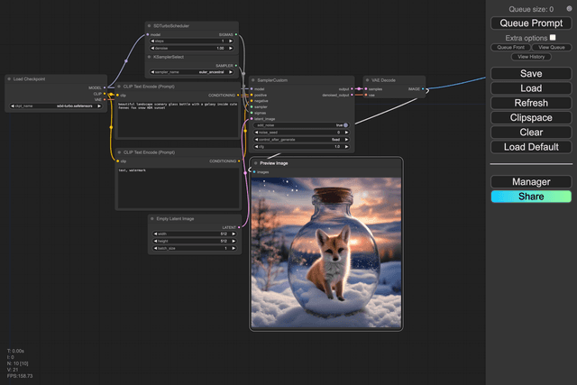 Utilize SD 1.5, SDXL, Lightning, SVD, Stable Cascade, and more.