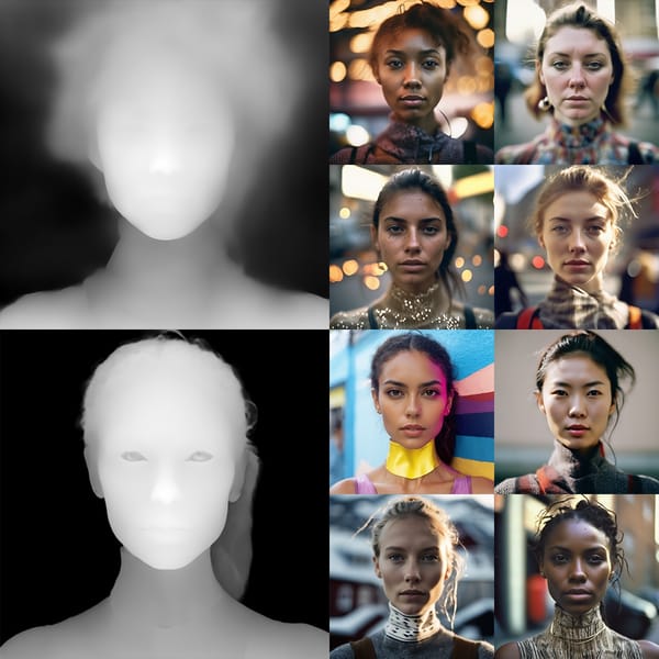 Control-LoRA: Depth map inputs and image outputs