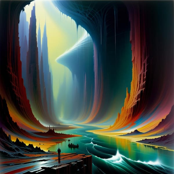 Surreal Fantasy Landscape