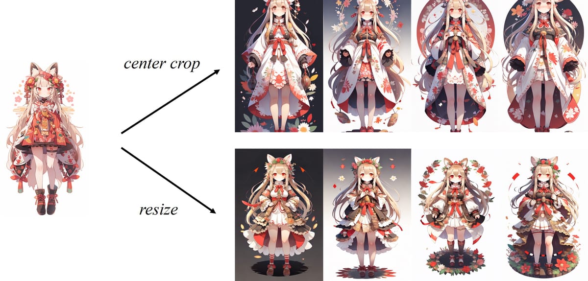 Non-square image handling