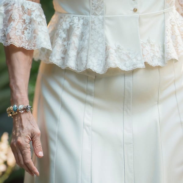 Arm and fabric texture detail