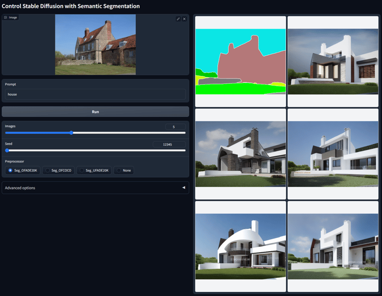 Batch test with ADE20K segmentation