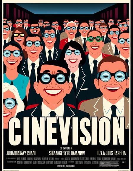 CineVisionXL output: cinematic cartoon movie poster