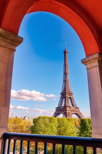 AI-generated image of the Eiffel Tower