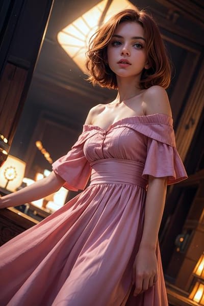 CyberRealistic Semi-Real output: semi-realistic female portrait