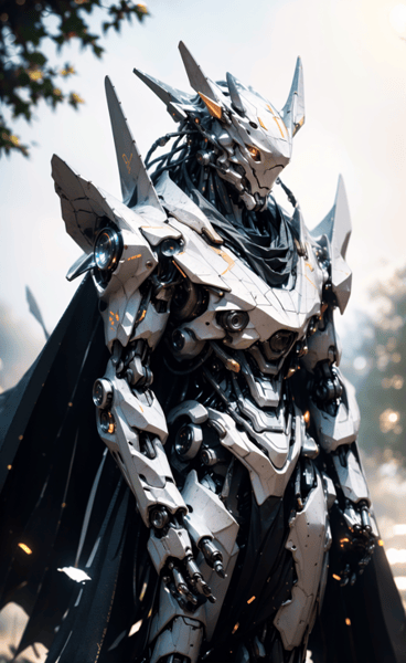 DreamShaper mecha robot output