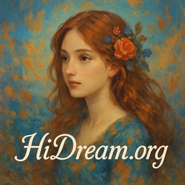 Artistic portrait generated by HiDream-I1 Full