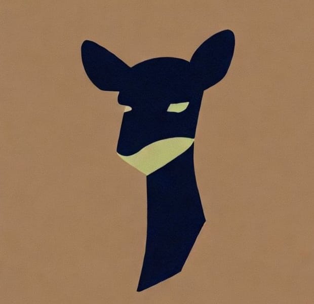 Stylized Vicuna mascot artwork
